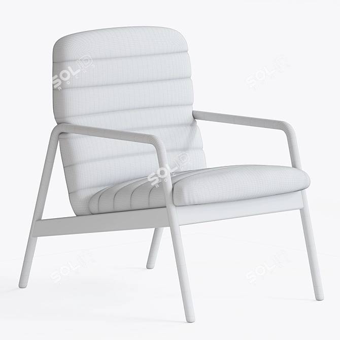 Modern Elegance: Horm Carnaby Armchair 3D model image 2