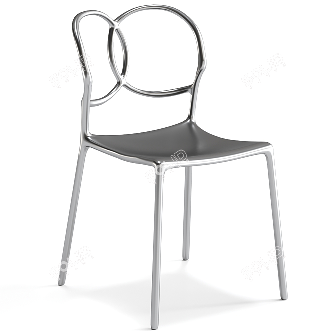 Sleek Sissi Chair: Elegance and Comfort 3D model image 3