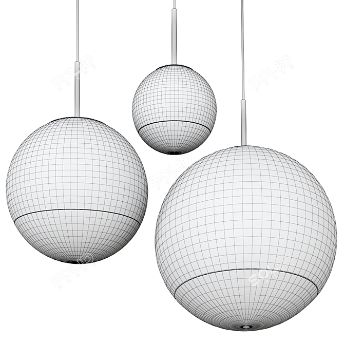 Tom Dixon Mirror Ball Pendant 3D model image 2