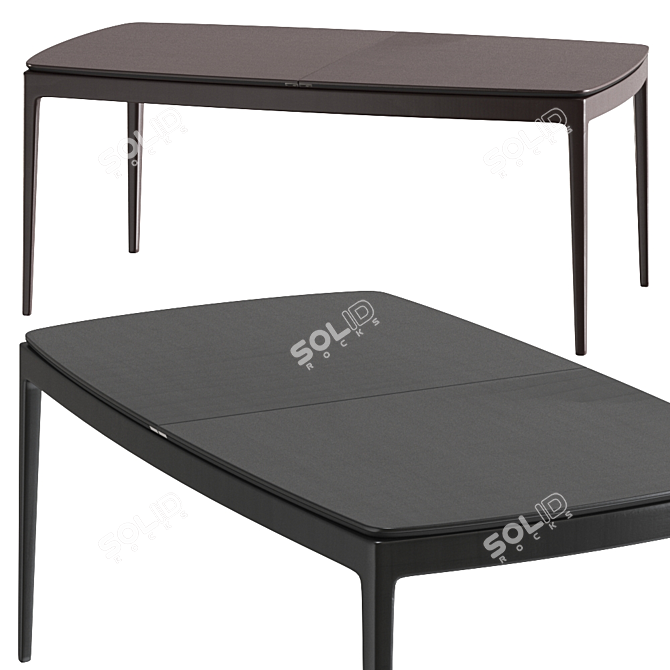 Modern Monceau Table: Elegant and Stylish 3D model image 1