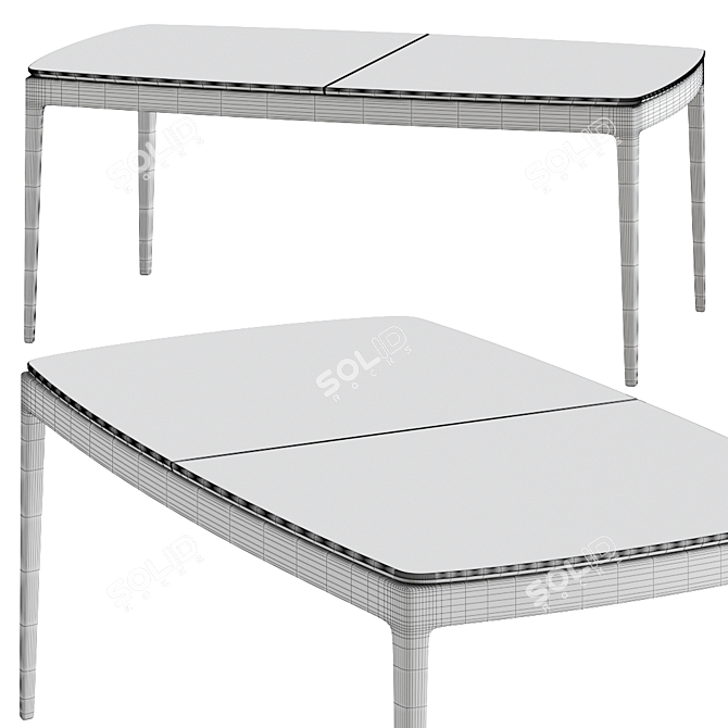 Modern Monceau Table: Elegant and Stylish 3D model image 2
