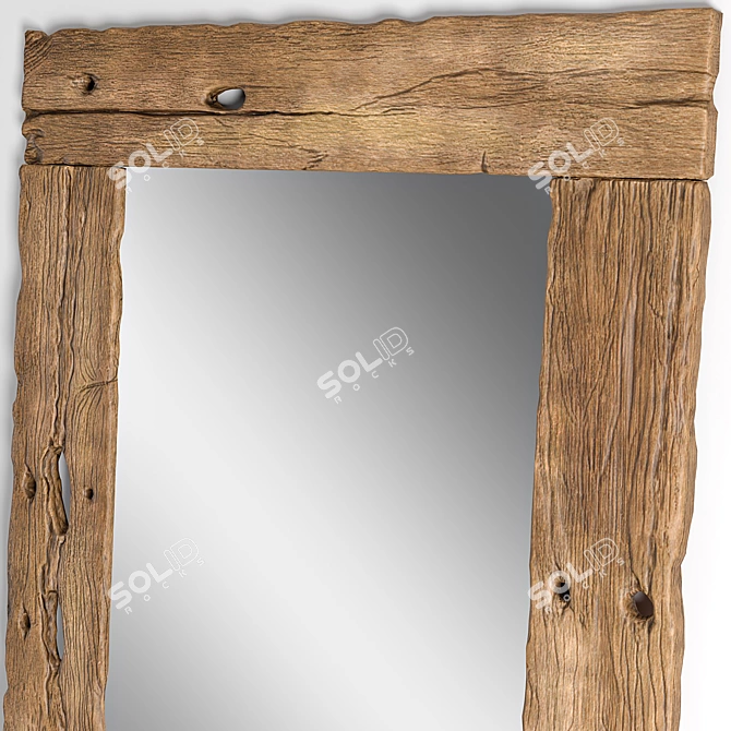 Hanale Mirror by Uniqwa 3D model image 3