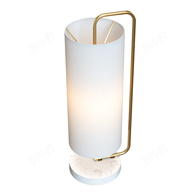 Contemporary Oralee Table Lamp 3D model image 2