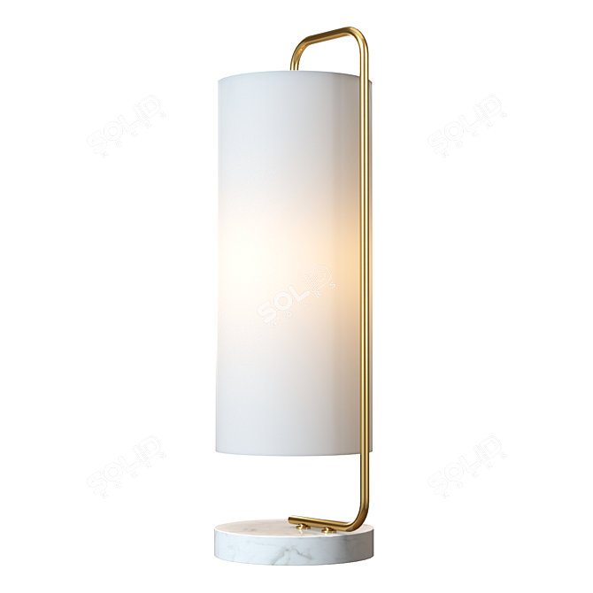 Contemporary Oralee Table Lamp 3D model image 3