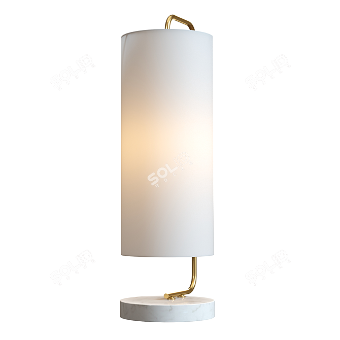 Contemporary Oralee Table Lamp 3D model image 4