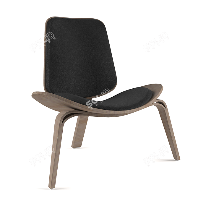 Sleek Modern Chair | Hossein Khoshnood | Full Custom 3D model image 1