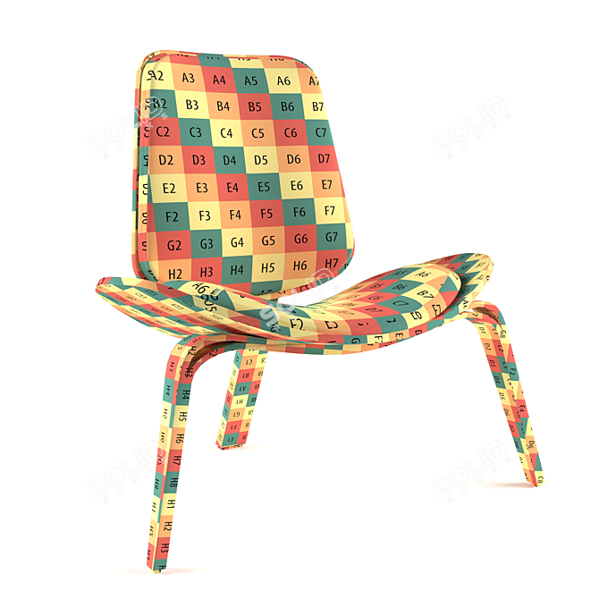 Sleek Modern Chair | Hossein Khoshnood | Full Custom 3D model image 2