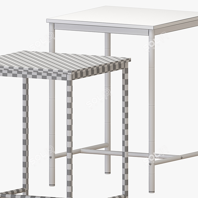 Sleek SANDSBERG Bar Furniture Set 3D model image 7