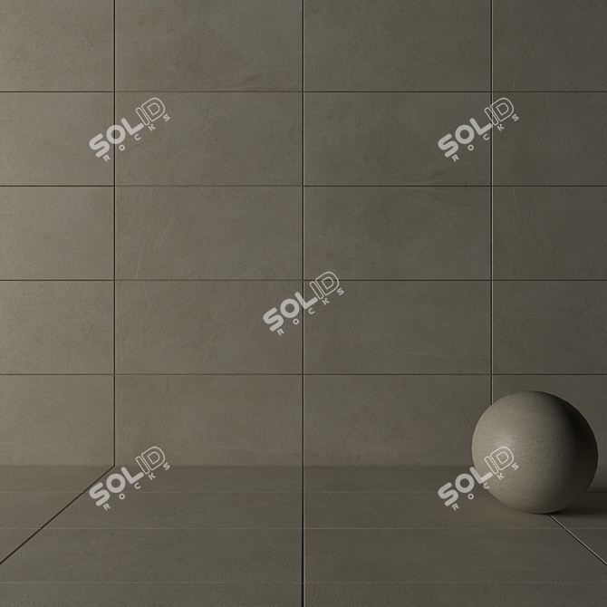 Val Di Susa Beige Rock - Elegant Wall and Floor Tiles 3D model image 3