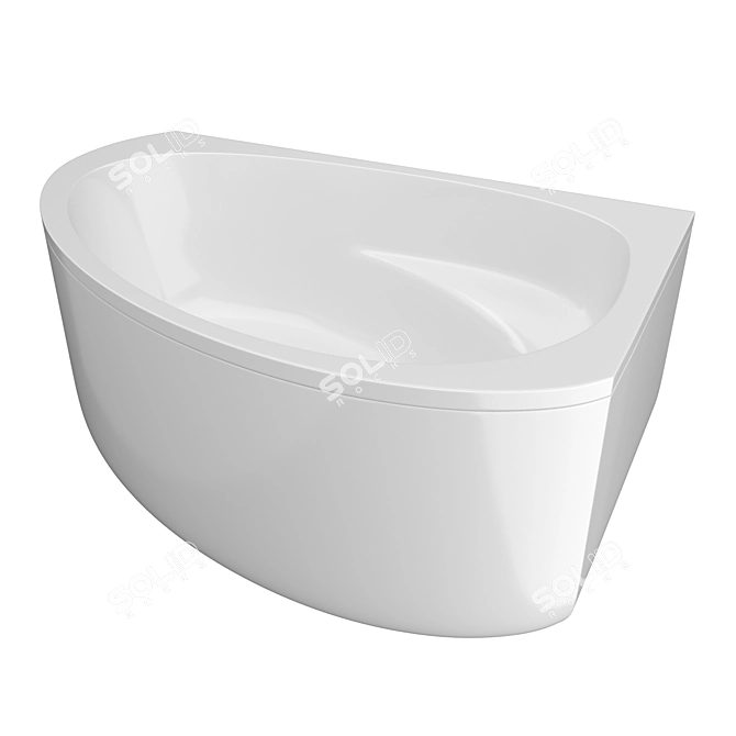 Deep and Elegant Libretto L Bath 3D model image 2