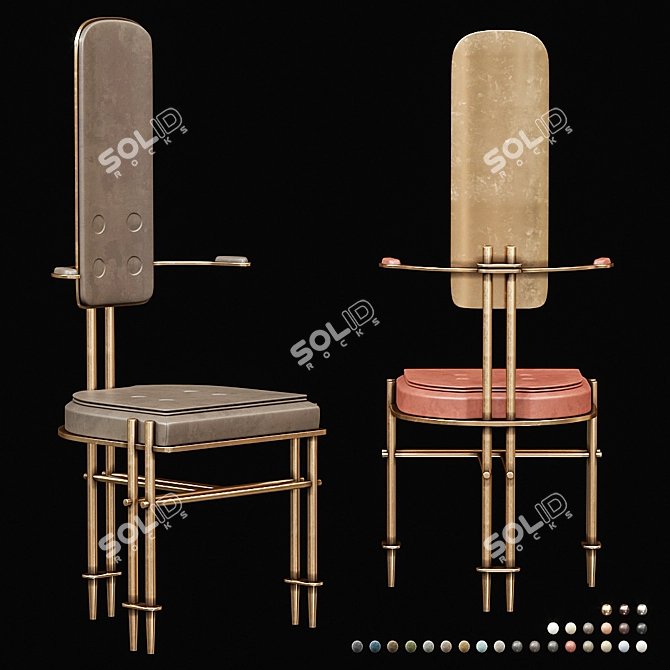 Episode Hall Chair: Elegant Seating 3D model image 1