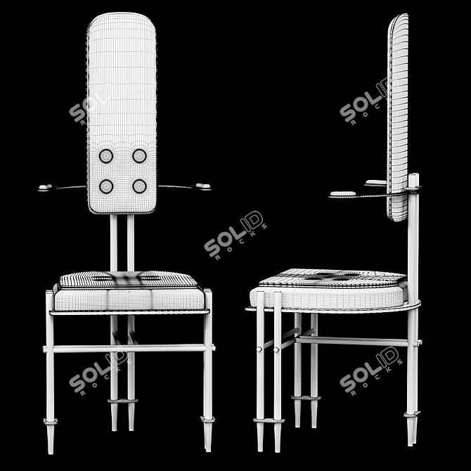 Episode Hall Chair: Elegant Seating 3D model image 3