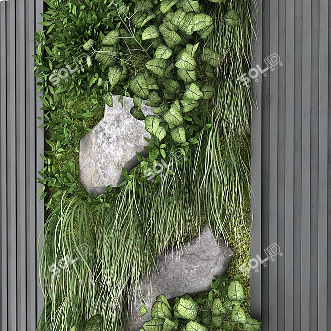 Versatile Greenwall Set 169 3D model image 3