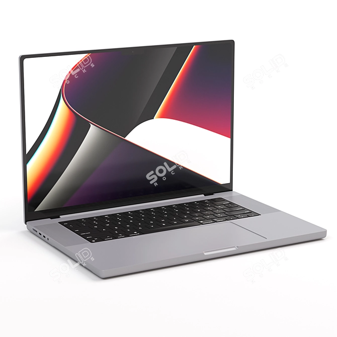 Apple MacBook Pro 2021 - 16" Powerhouse 3D model image 9