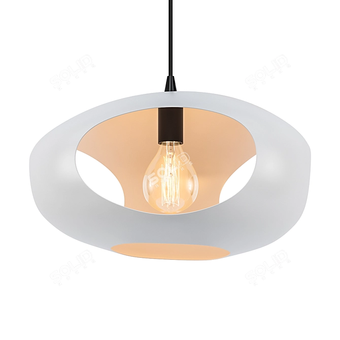 Modern Geometric Pendant Light 3D model image 1