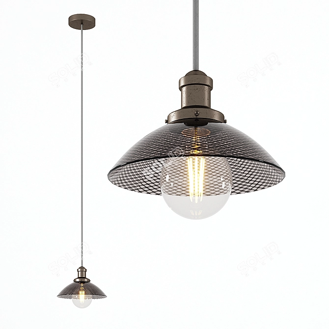 Elegant Pendant Lamp: Lumion Ludacris 3D model image 1