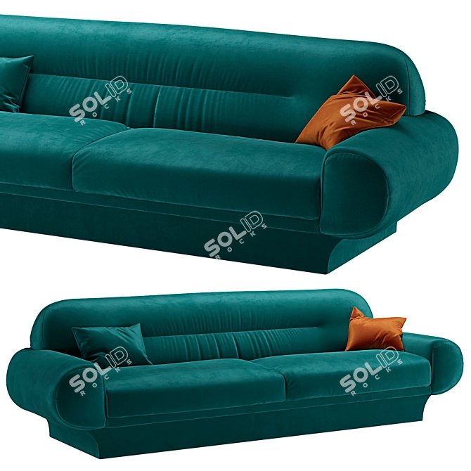 Munna Roy Modern Sofa 3D model image 1