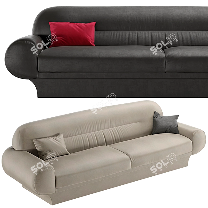 Munna Roy Modern Sofa 3D model image 4