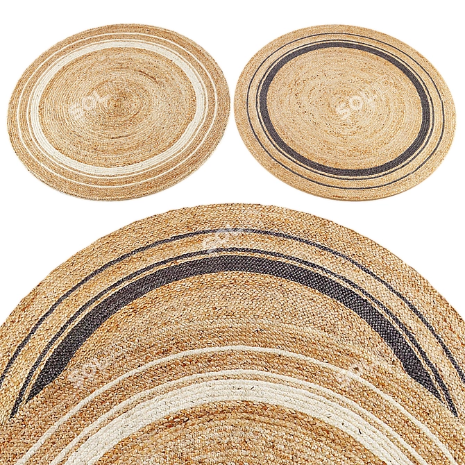 Round Rugs Collection 362 3D model image 2