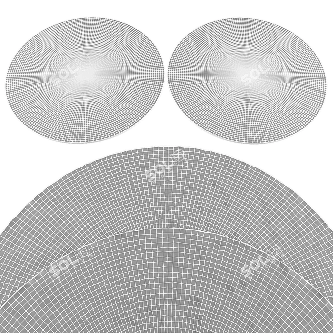 Round Rugs Collection 362 3D model image 4