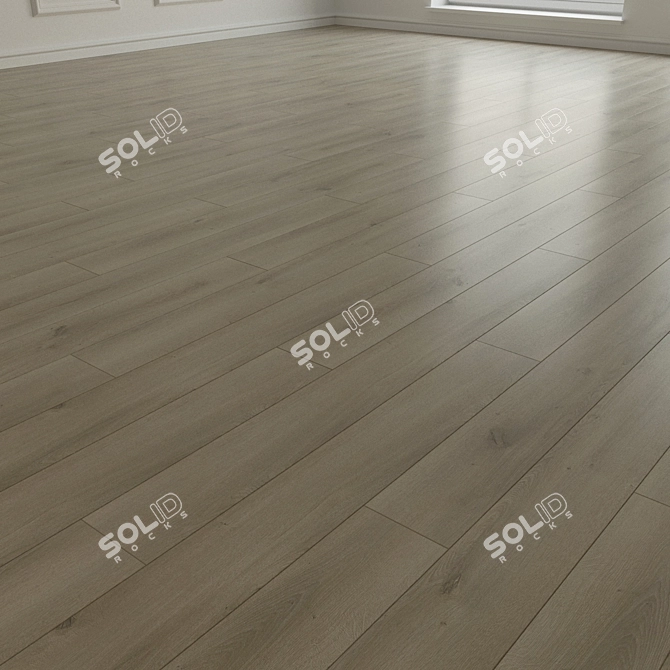 Title: Oak Pleno Laminate Board 3D model image 2