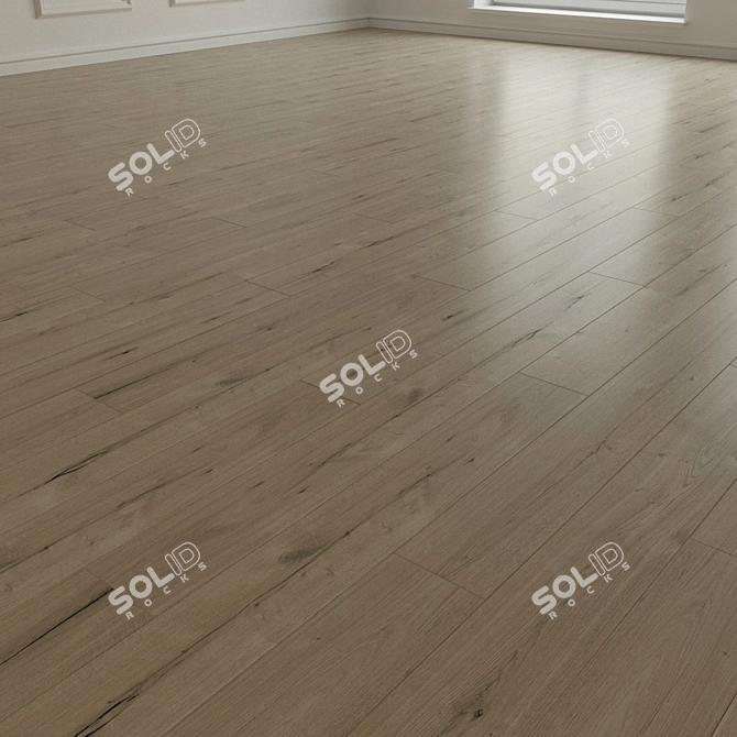 Versatile Laminate Flooring Solution 3D model image 2