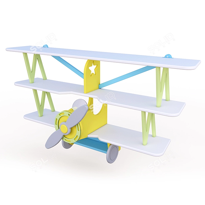 Aviator Aircraft Shelf 3D model image 1