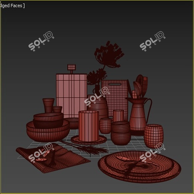 Turbo-charged Kitchen Accessories for Maximum Efficiency 3D model image 7