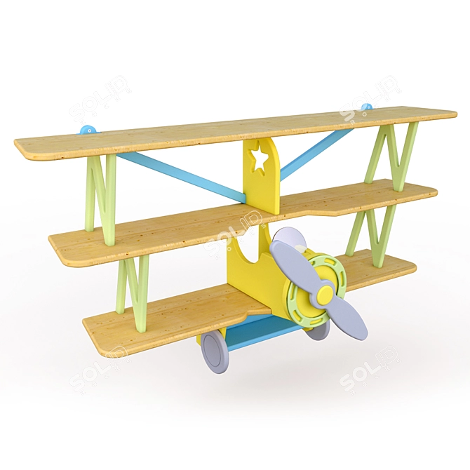 Aviator Aircraft Shelf 3D model image 1