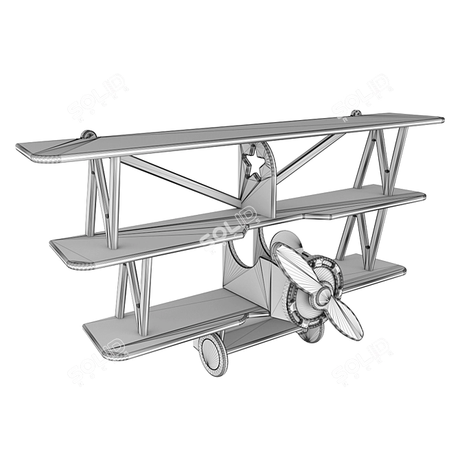 Aviator Aircraft Shelf 3D model image 2