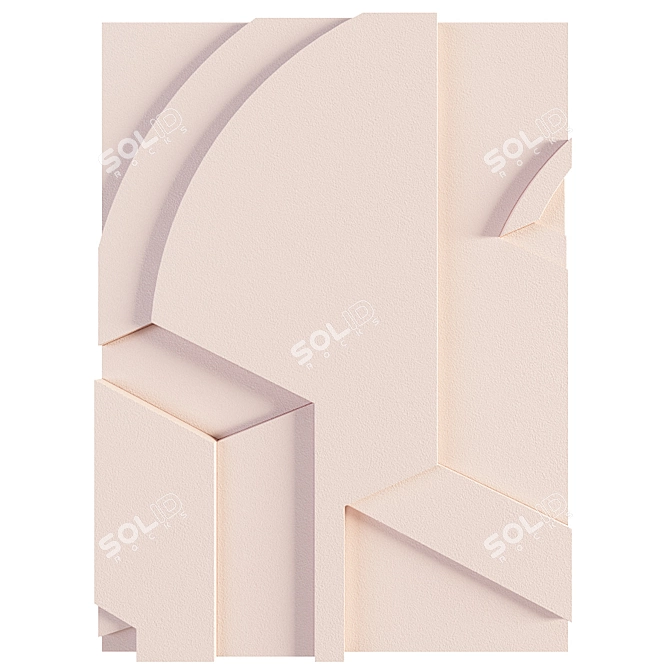 Hand-painted Relief Set - Strebelle Series 3D model image 2