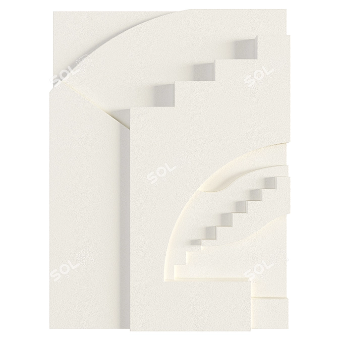 Hand-painted Relief Set - Strebelle Series 3D model image 3