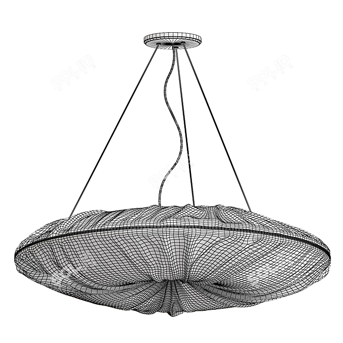 Versatile Fabric Light Disc 3D model image 2