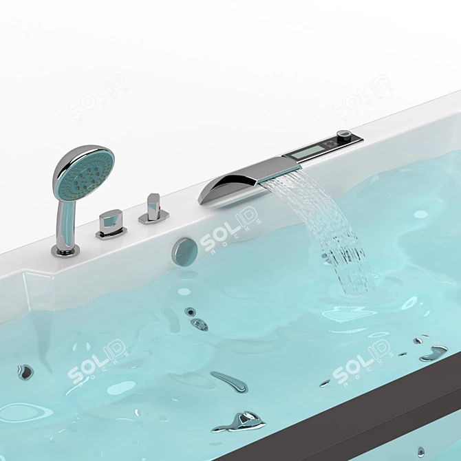 EAGO Whirlpool Bath: Relax and Revitalize 3D model image 9
