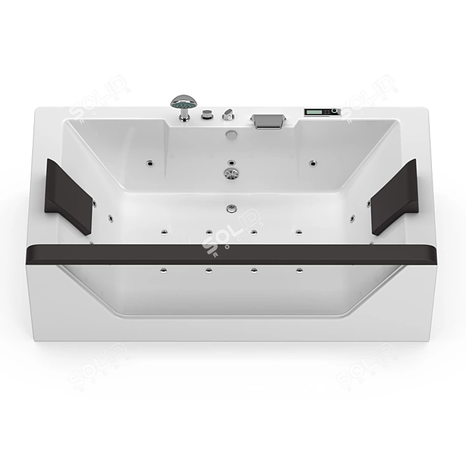 EAGO Whirlpool Bath: Relax and Revitalize 3D model image 12