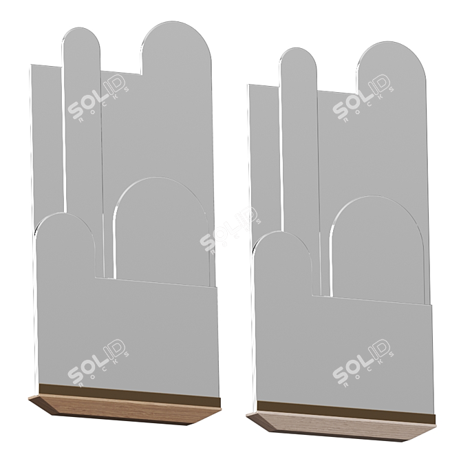 Phaedo Propped Mirror 3D model image 1