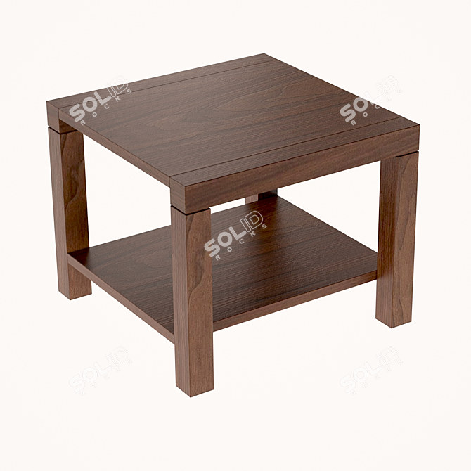 Modern Living Room Coffee Table 3D model image 1