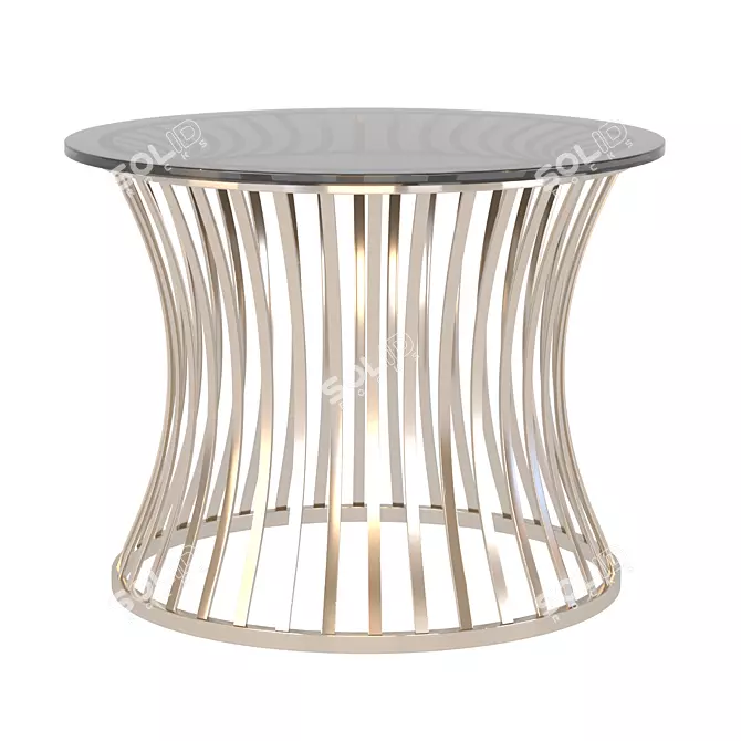 Elli Design Joy Black Coffee Table: Sleek and Stylish Centerpiece 3D model image 1