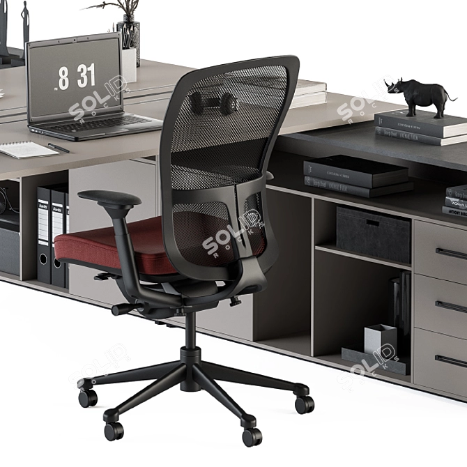 Ultimate Office Furniture Set 3D model image 4
