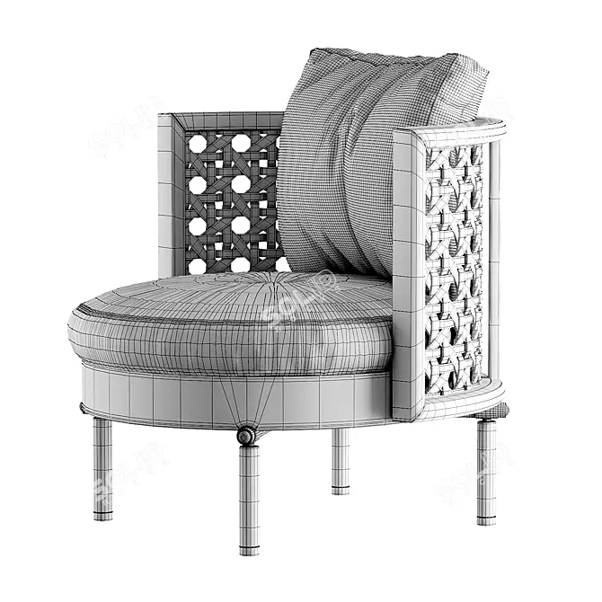 Elegant Minotti TORII Nest: Exquisite Design & Unmatched Comfort 3D model image 4