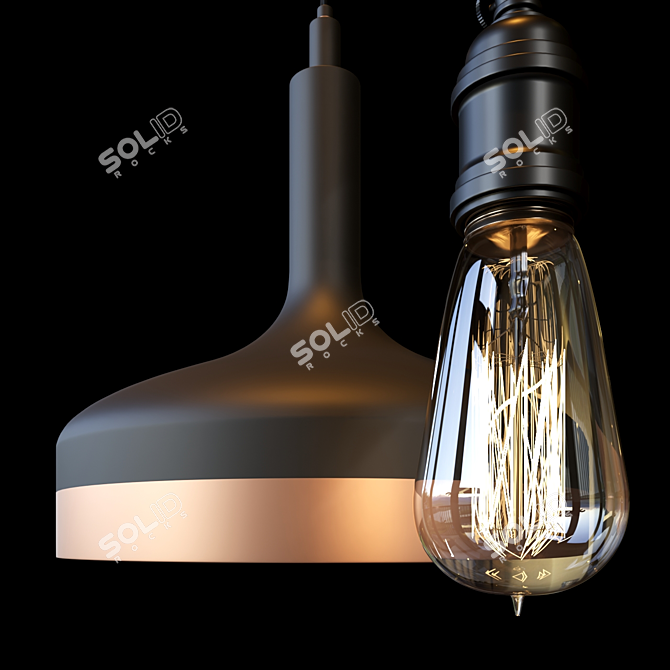 Nordic Style Pendant Light 3D model image 3