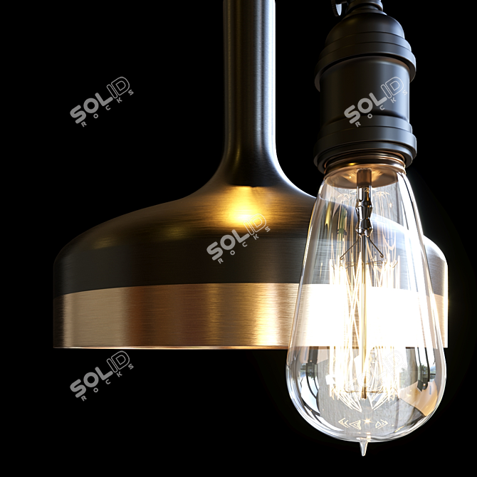 Nordic Style Pendant Light 3D model image 7