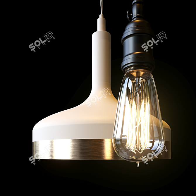 Nordic Style Pendant Light 3D model image 13