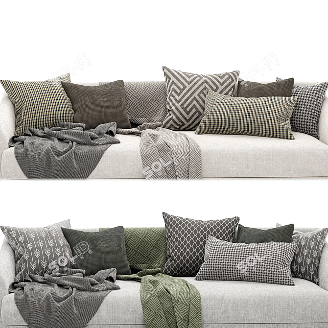 Twiggy Sofa: Modern Comfort at Home 3D model image 2