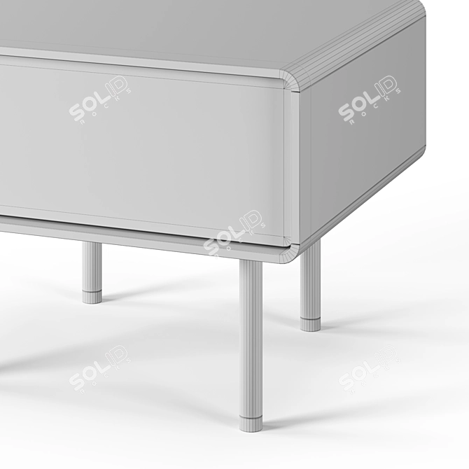 Sleek Fina Nightstand - Designed by Mustafa Kohadzic 3D model image 8