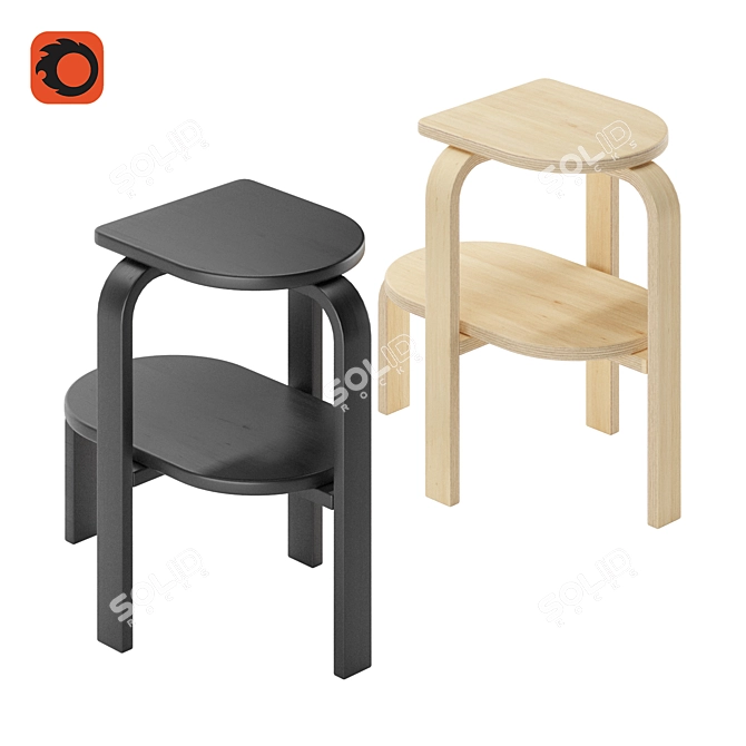 Altura Step Chair: Convenient and Practical Access Solution 3D model image 7