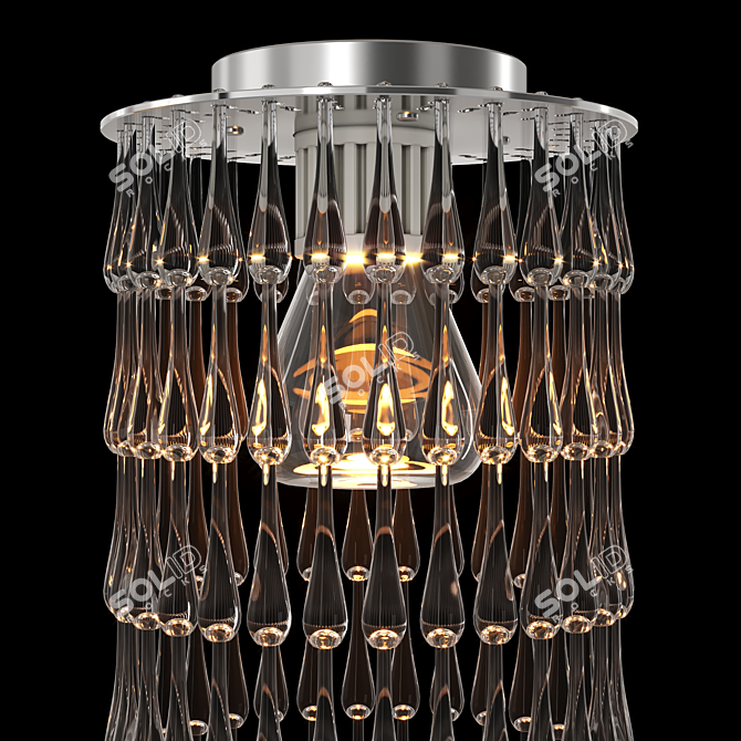 Gocce: Elegant Ceiling Chandelier 3D model image 4