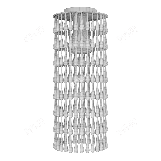 Gocce: Elegant Ceiling Chandelier 3D model image 5