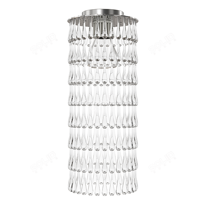 Gocce: Elegant Ceiling Chandelier 3D model image 6