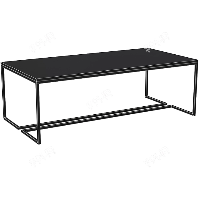 Sleek Toronto Coffee Table 3D model image 2